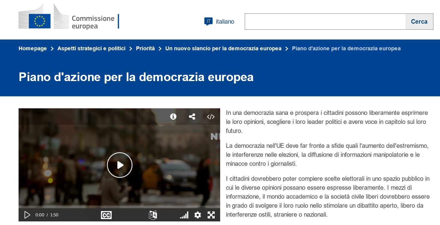 democrazia europea
