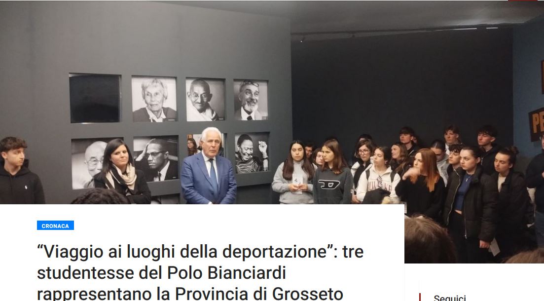 “Viaggio ai luoghi della deportazione”: