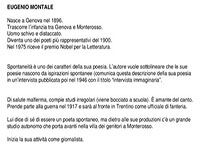 ITALIANO 5MUS EUGENIO MONTALE