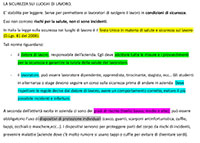 LA SICUREZZA SUI LUOGHI DI LAVORO