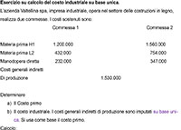 esempio di calcolo costo indusriale su base unica 1